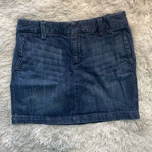 GAP blue mini skirt, cute!!